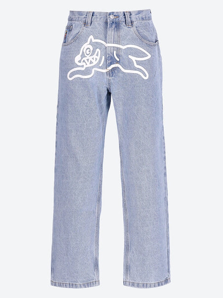 Running dog double scoop jeans