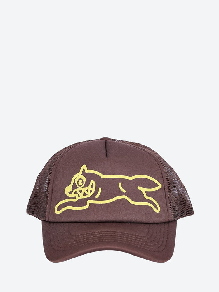 Running dog trucker cap 1