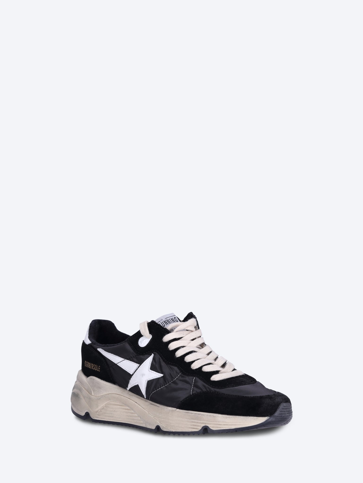 Baskets étoiles en cuir suédé et nylon à semelle de course 2