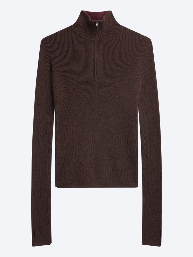 Pull zippé en maille Sade 1