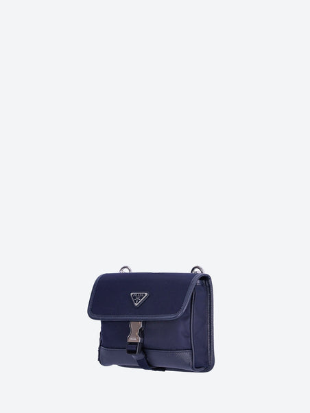 Saffiano fabric leather handbag