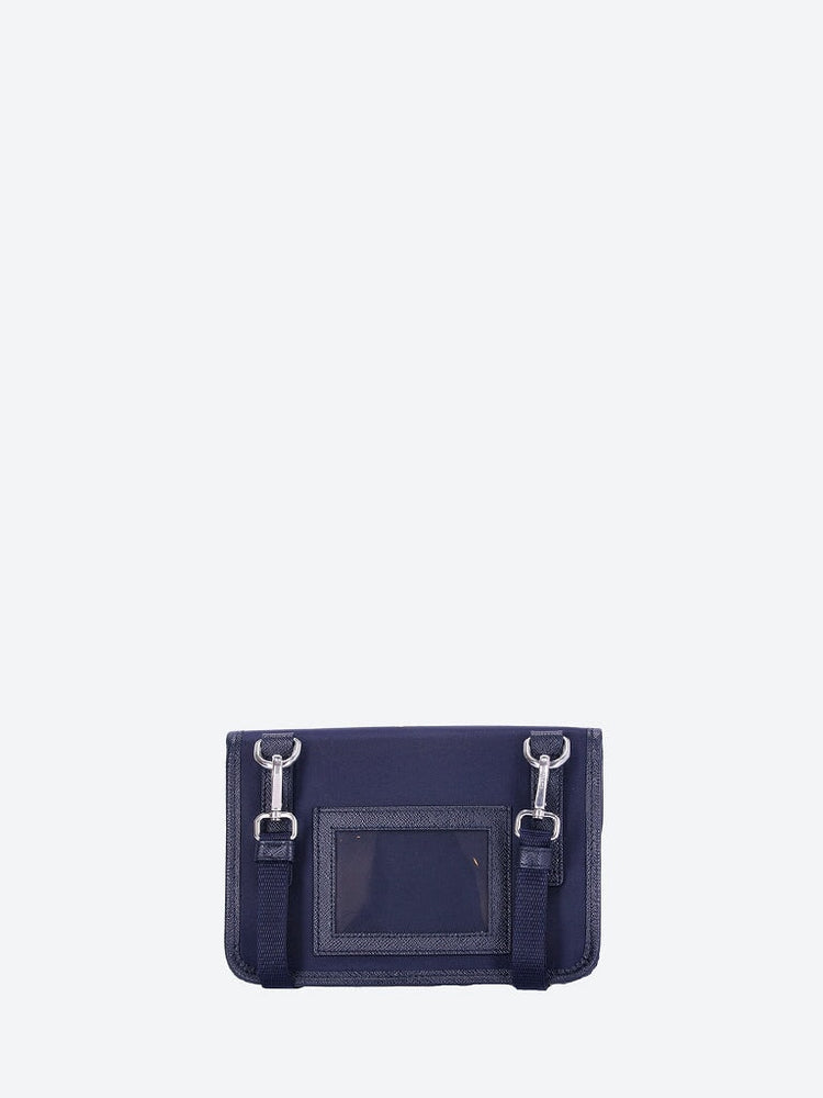 Saffiano fabric leather handbag 4