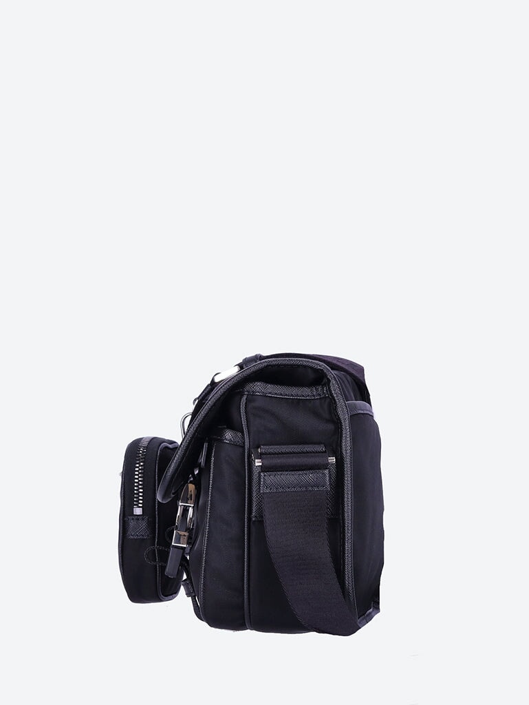 Saffiano fabric leather handbag 3