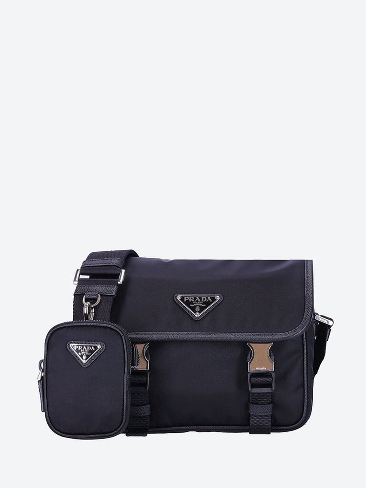 Saffiano fabric leather handbag 1