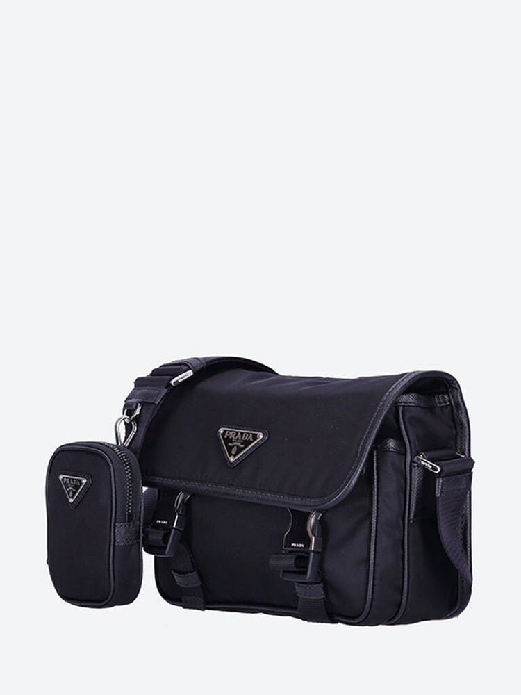Saffiano fabric leather handbag 2