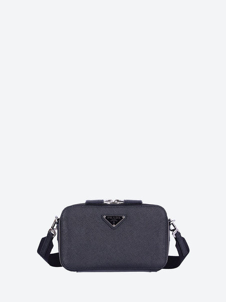 Saffiano travel leather handbag