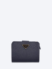 Saffiano triangle leather wallet ref: