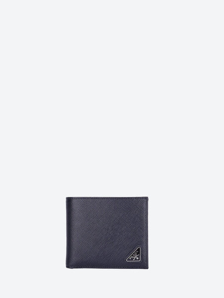 Saffiano triangle wallet