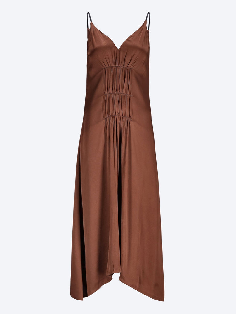 Satin crepe dress 1