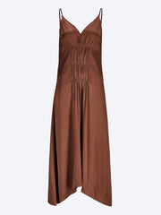 Satin crepe dress ref: