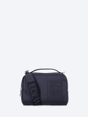 Satin leather loewe patch camera bag mini ref: