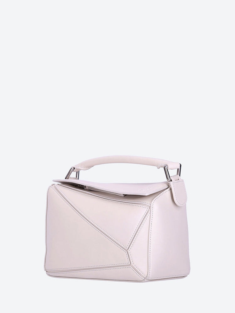 Satin leather puzzle small bag 2