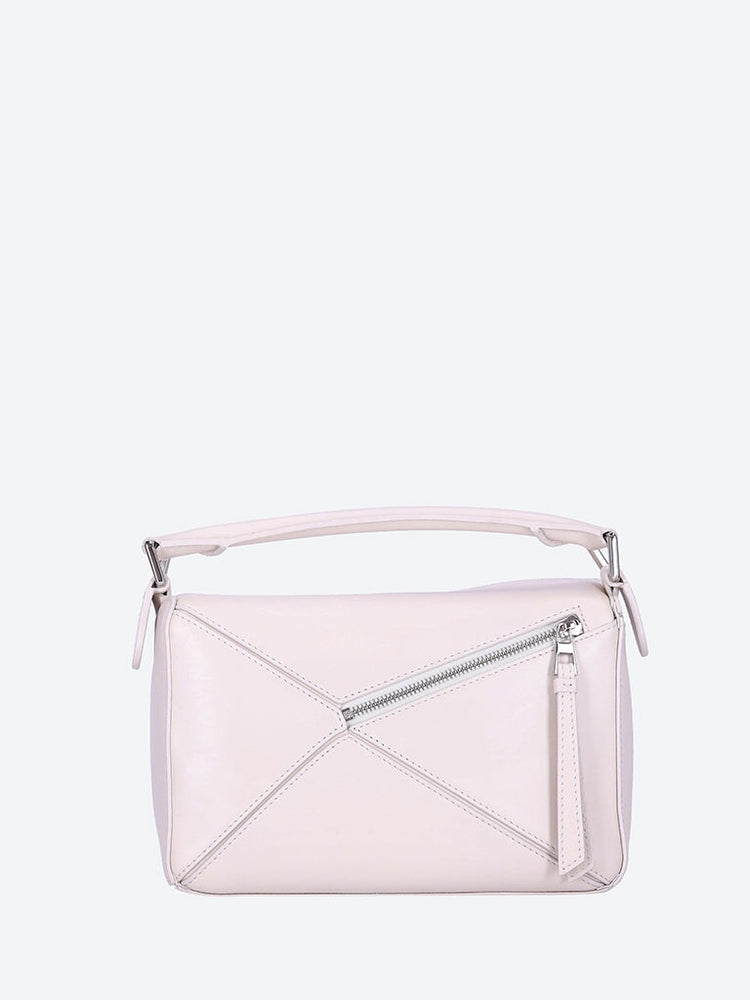 Satin leather puzzle small bag 4