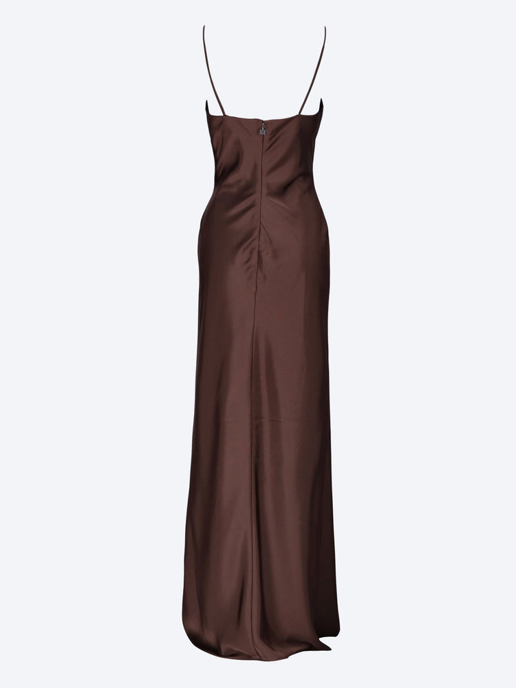 Satin maxi slip dress 3
