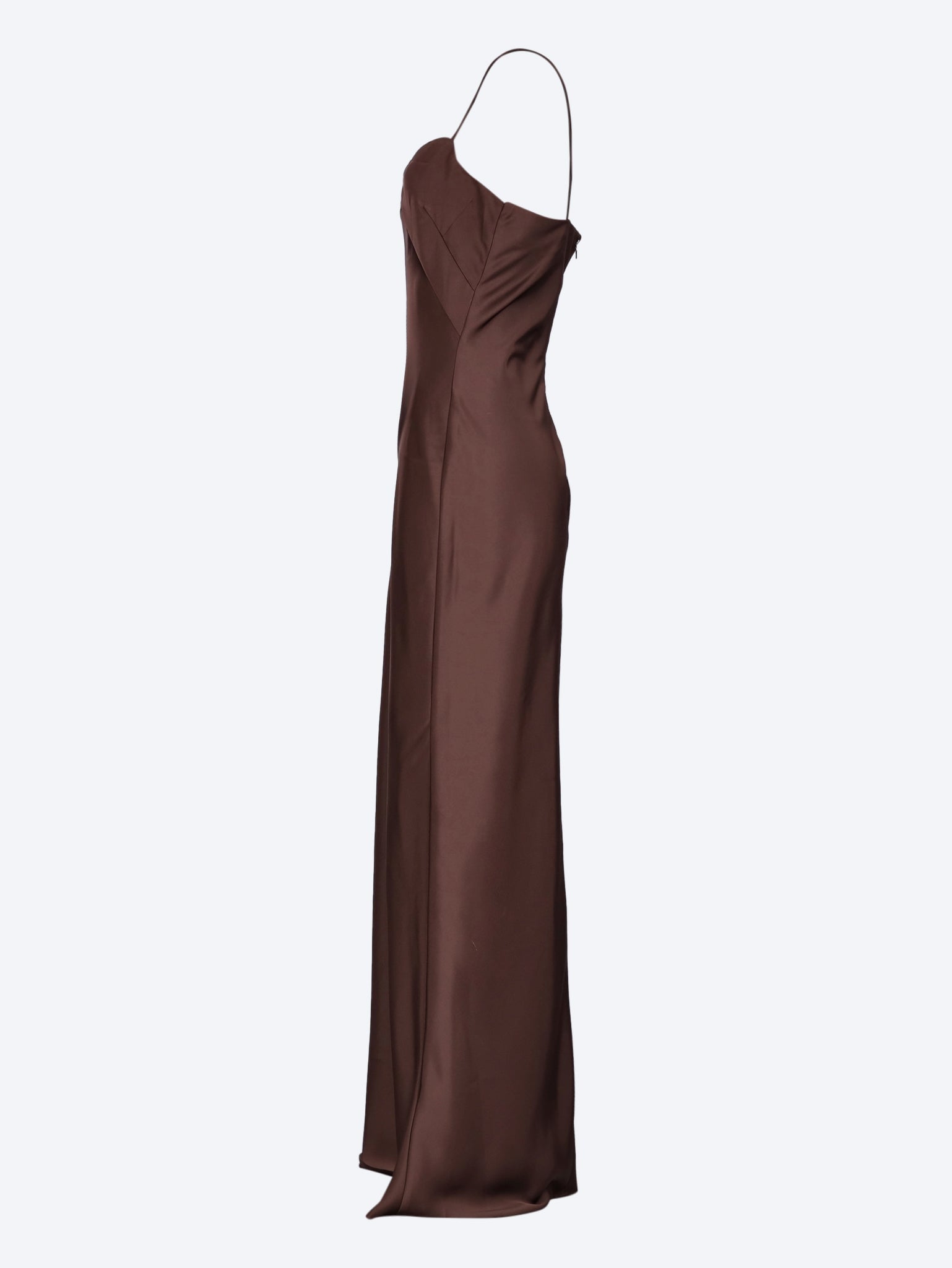 Satin maxi slip dress 2