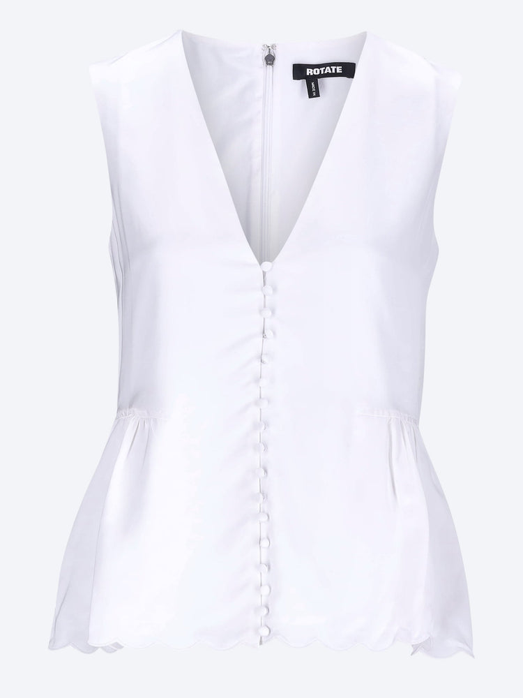 Satin sleeveless top 1