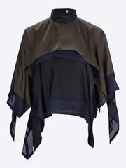Pullover aus Satin und Chiffon ref: