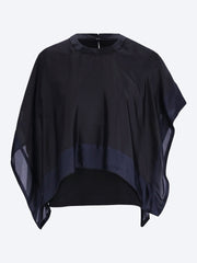 Satin x cotton jersey t-shirt ref: