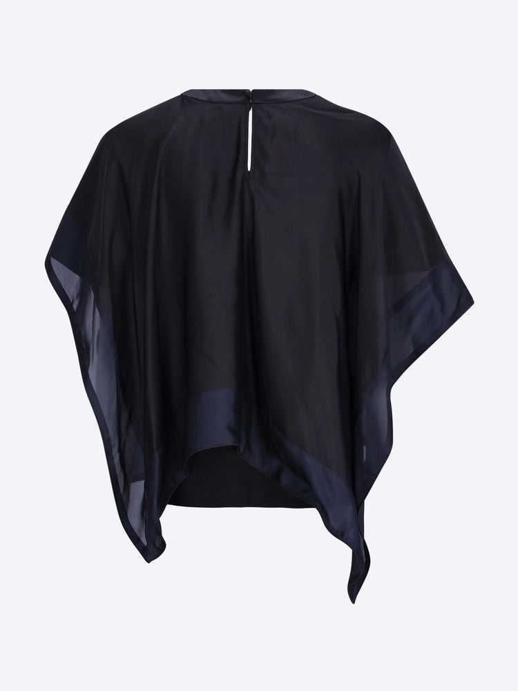 Satin x cotton jersey t-shirt 2