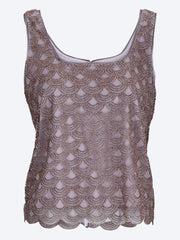 Scallop sequin top ref:
