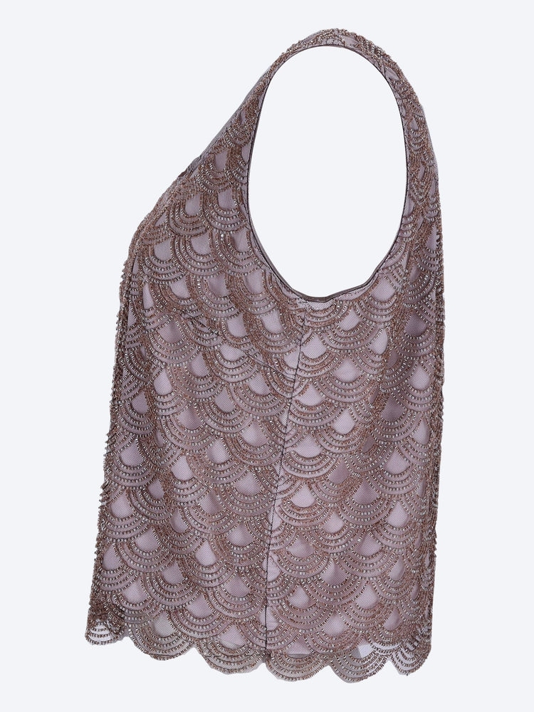Scallop sequin top 2