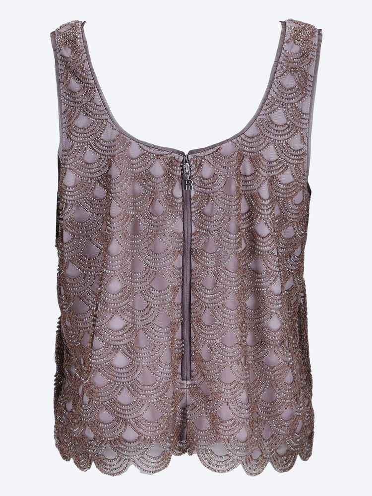 Scallop sequin top 3