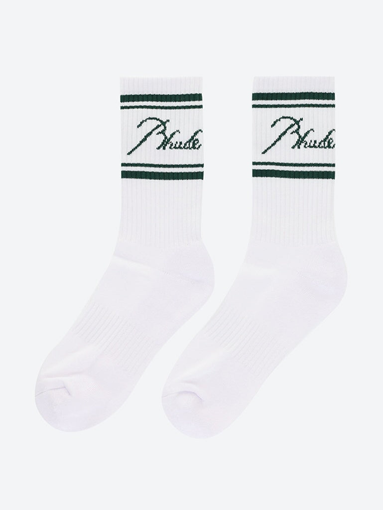 Script logo sock 1