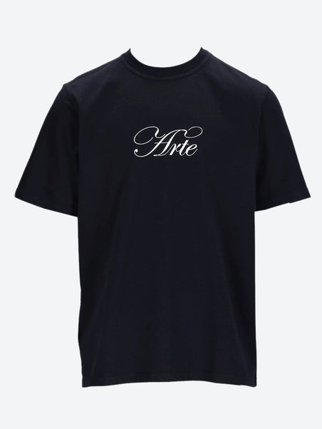 T-shirt de logo de script