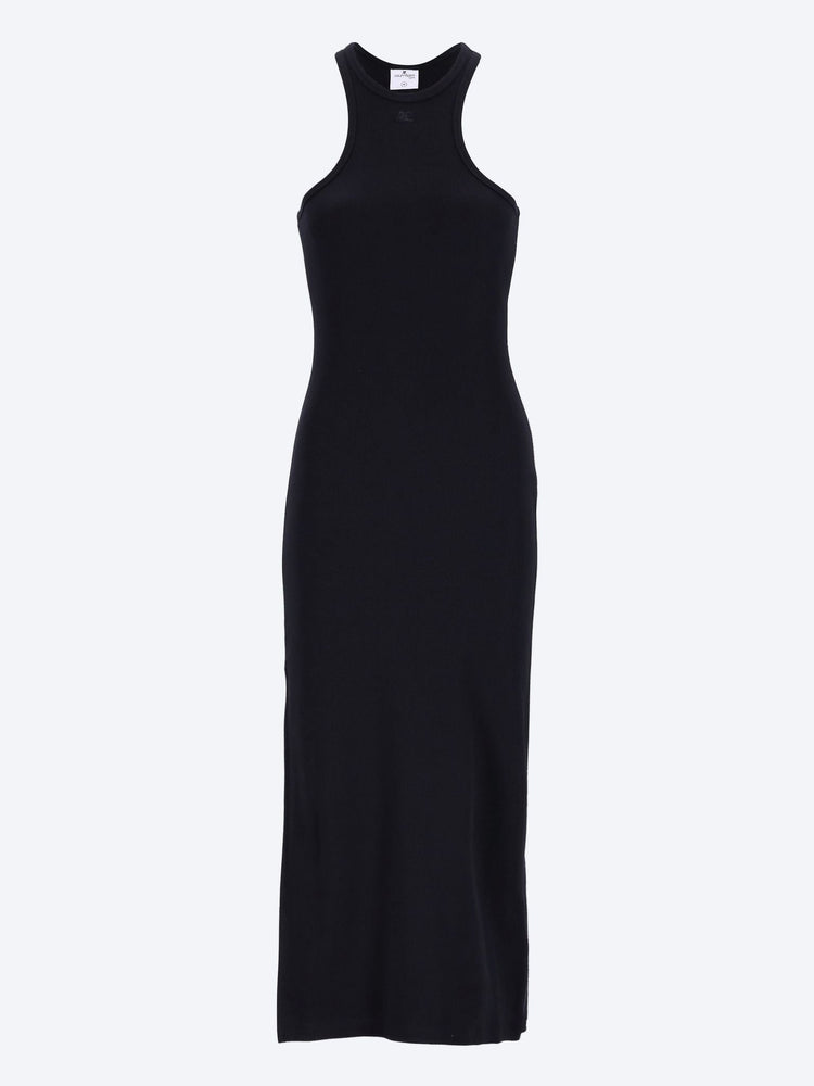 Scuba 90s rib long dress 1