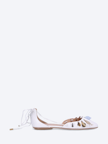 Sea treasures leather  ballerinas