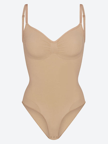 Seamless sculpt brief bodysuit
