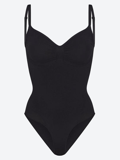 Seamless sculpt brief bodysuit