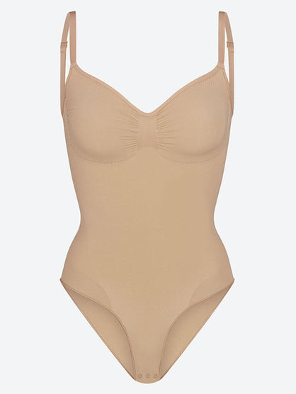 Seamless sculpt brief bodysuit