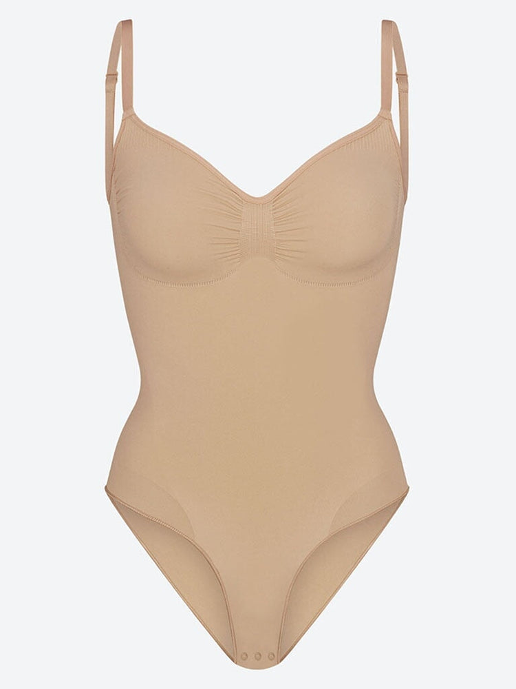 Nahtlos geformter, kurzer Body 1