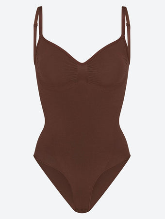 Seamless sculpt brief bodysuit