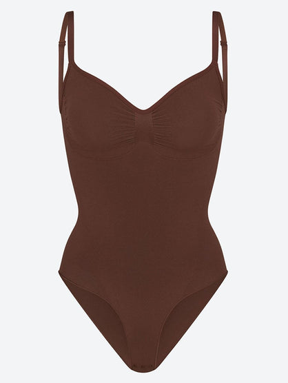 Seamless sculpt brief bodysuit