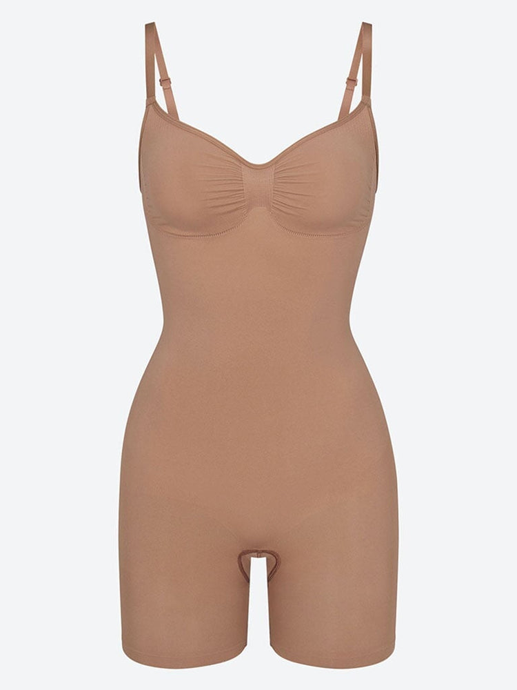Body sculptant mi-cuisse sans couture 1