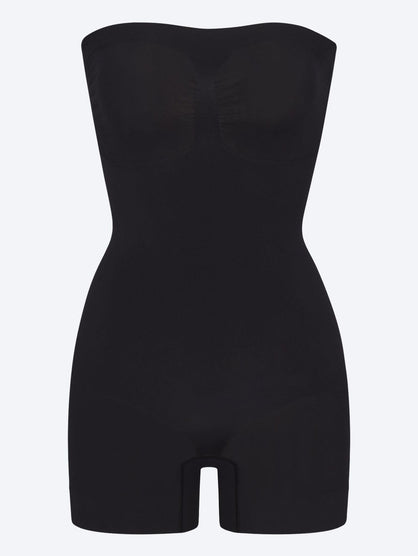 Seamless sculpt strapless shortie bodysuit