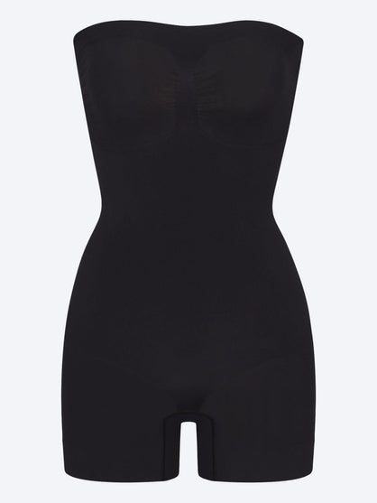 Seamless sculpt strapless shortie bodysuit