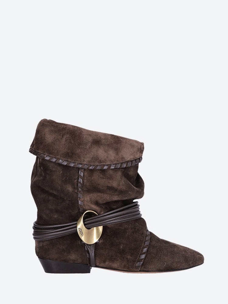 ISABEL MARANT WOMEN SHOES BOOTS Bottes de vente en daim