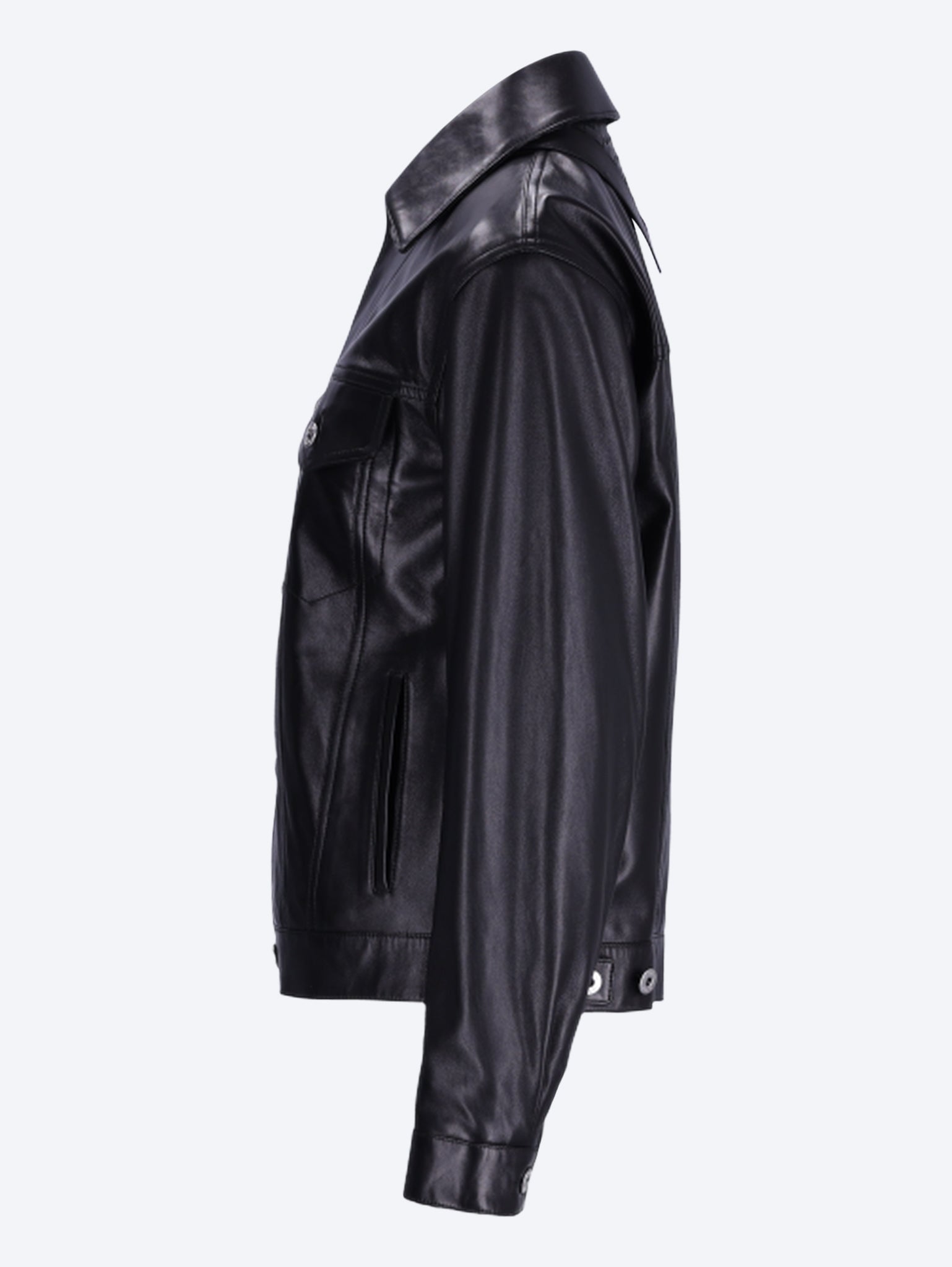 Halbglänzende Nappajacke 2
