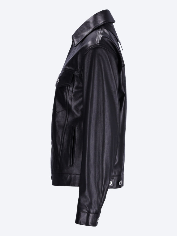 Halbglänzende Nappajacke 2