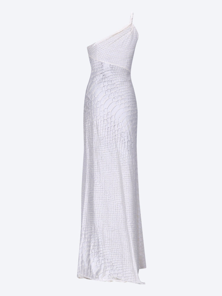 Serpentine monochrome maxi dress 3