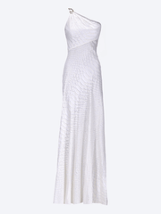 Serpentine monochrome maxi dress ref: