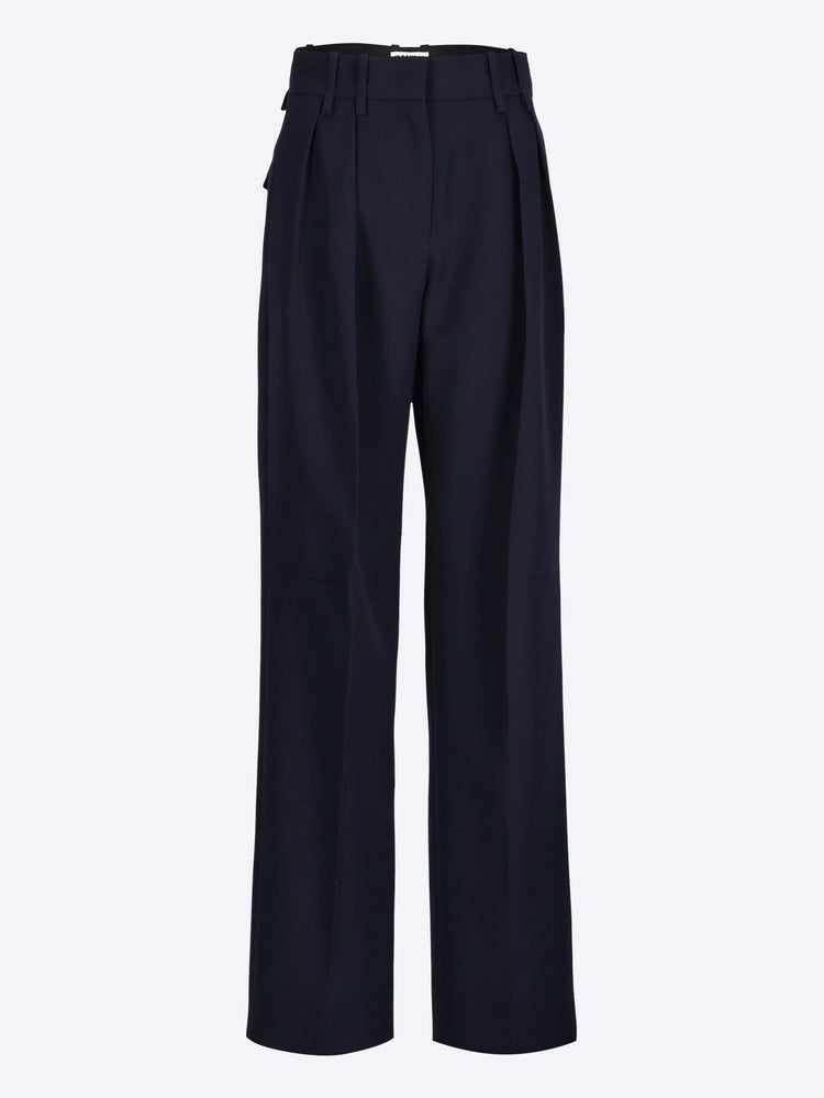Sharp wool gabardine pants 1