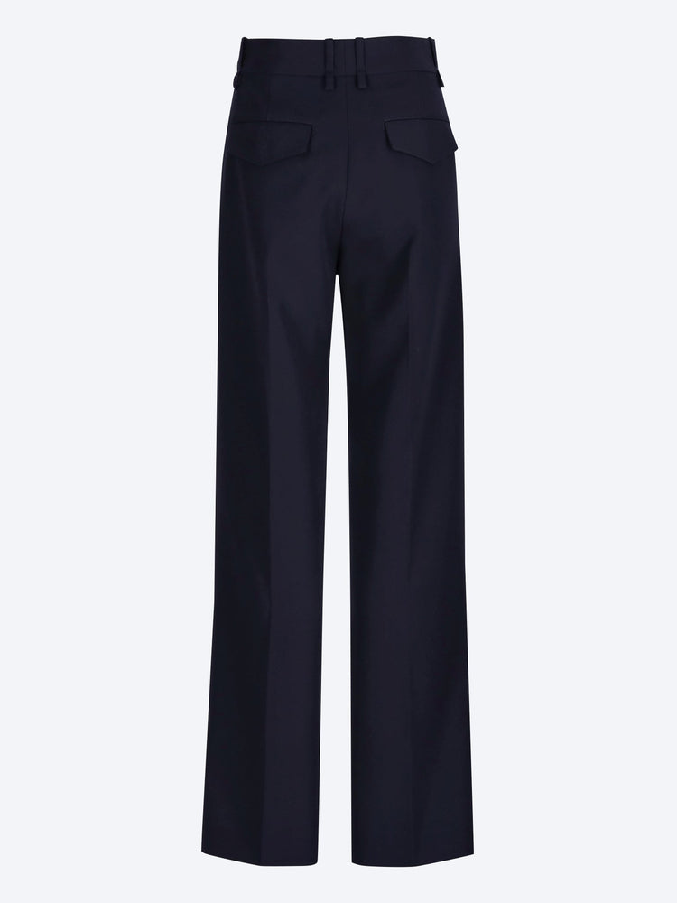 Sharp wool gabardine pants 3