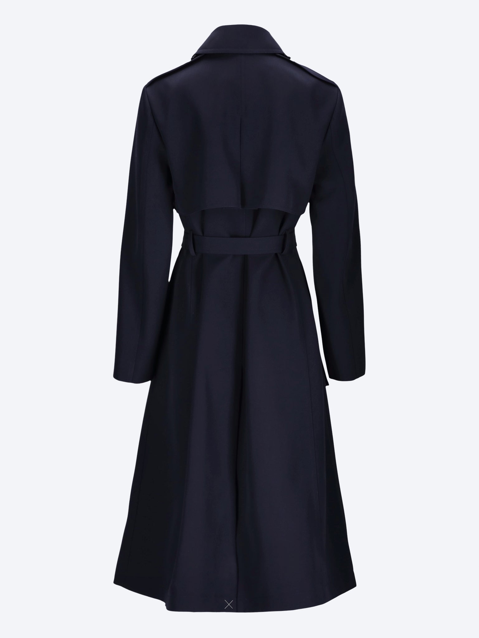Sharp wool gabardine trench coat 3