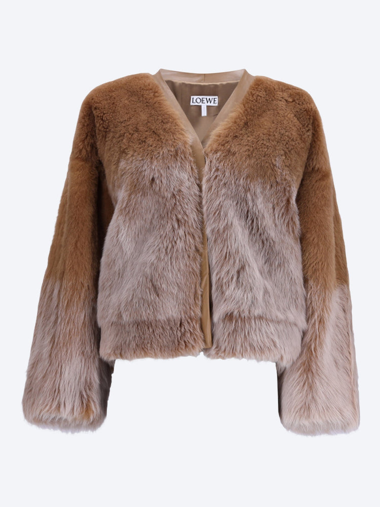 Cardigan en peau de mouton 1