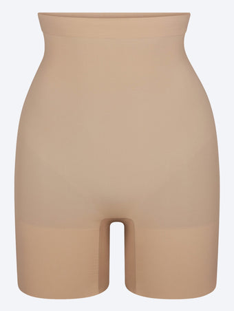 Sheer seamless mid thigh shorts