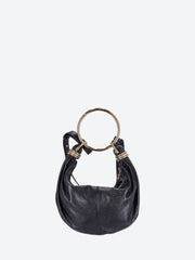 Shiny grained calfskin bracelet bag ref: